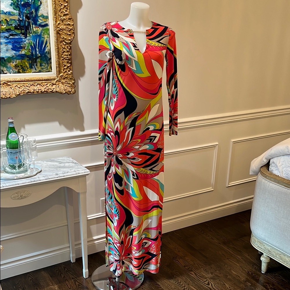 Vibrant Multicolor Maxi Dress